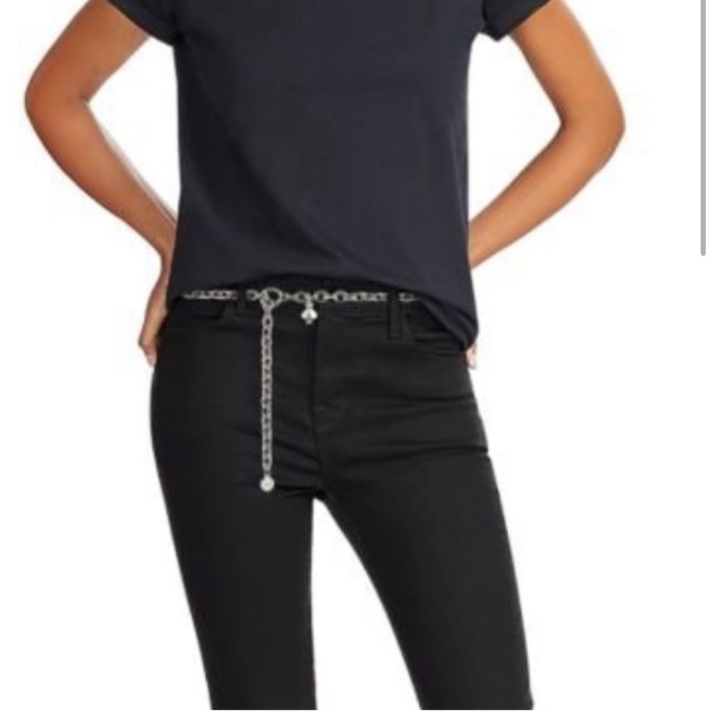 Kate Spade Size L/XL Women's Spade Chain Belt - Gold